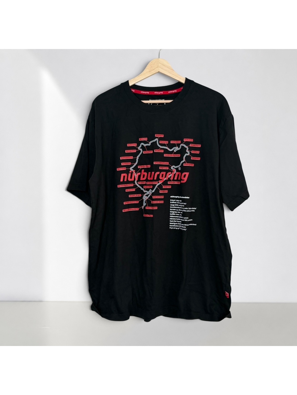 Nürburgring Nordschleife Track Map Graphic Tee Racing Motorsport Shirt
